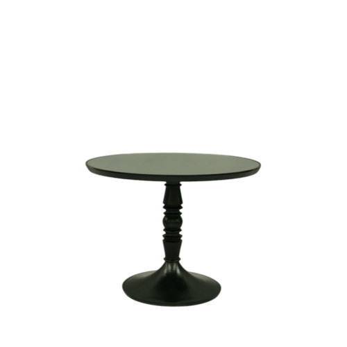 BAROQUE BAR TABLE WITH MIRROR BLACK